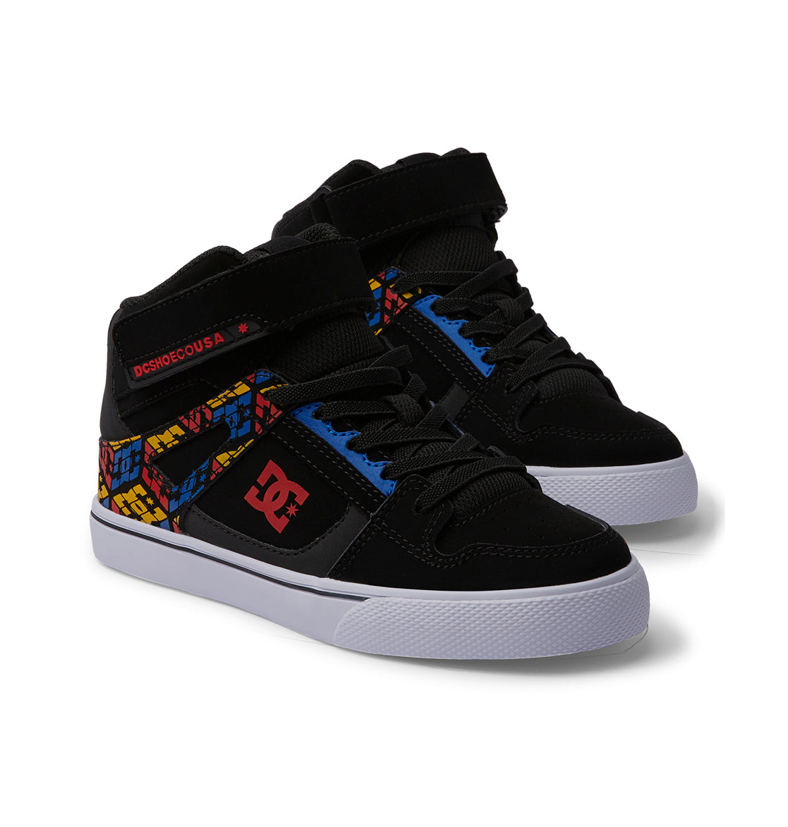 Kids' Pure High Elastic Lace High-Top Shoes - Image 3