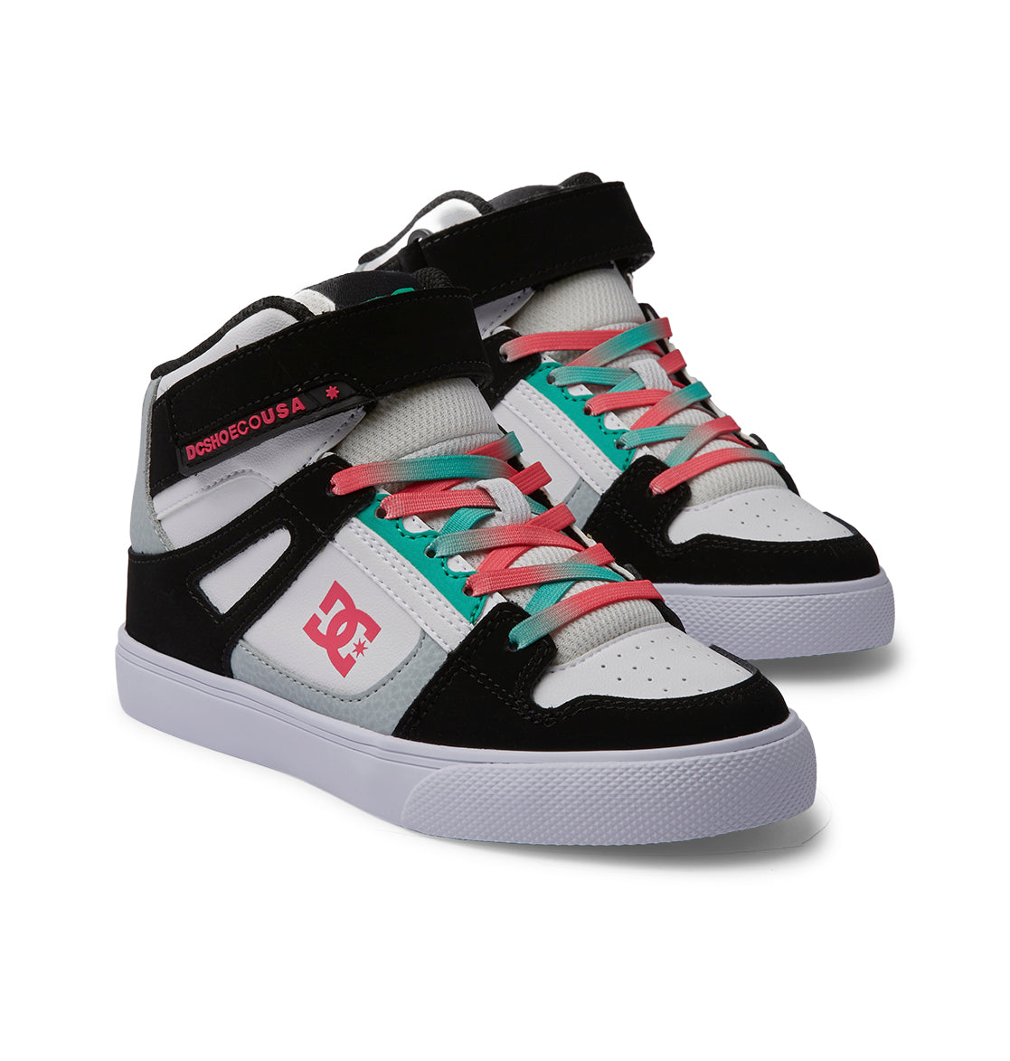 Kids' Pure High-Top Elastic Lace High-Top Shoes - Image 2